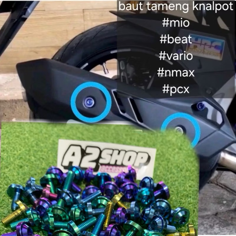 BAUT TITANIUM TAMENG KNALPOT