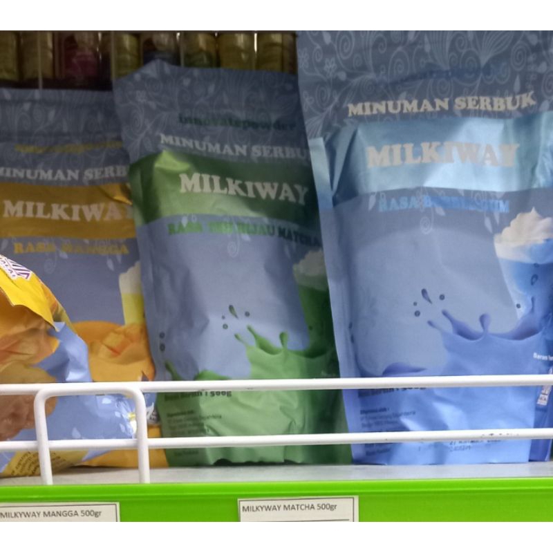 

milkyway-all varian-500gr(cappucino,red velvet,strawbery,vanilla,mangga,matcha)-serbuk minuman