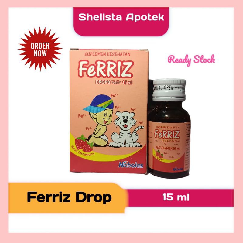Ferriz Drop 15 ml / Suplemen zat besi bayi