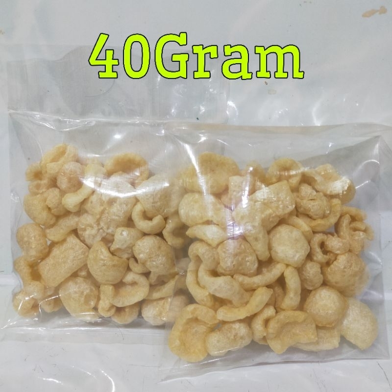 

Kerupuk Kulit Babi Impor Premium 40Gram Asin Gurih