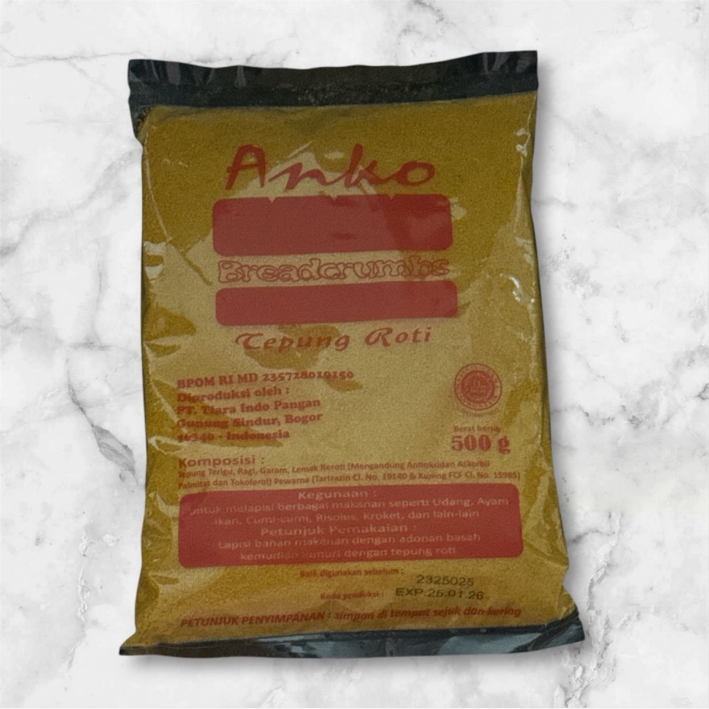 

Tepung Roti Halus Orange 500 Gram