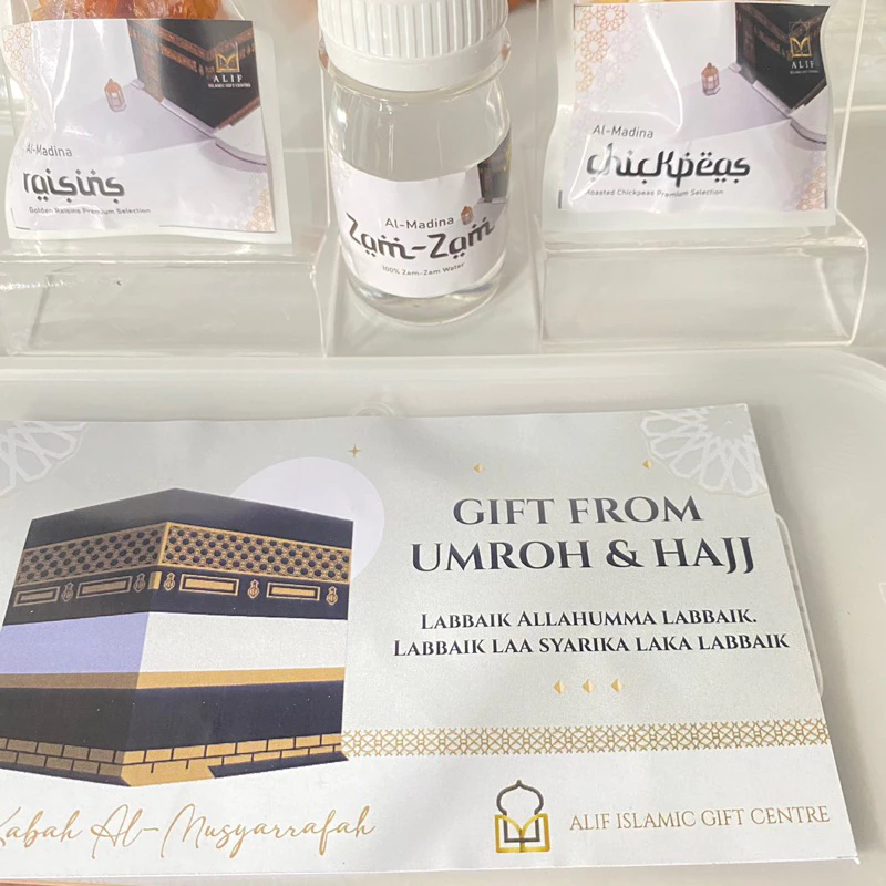 

Tanzia Eco Set GARANSI 100% Oleh Oleh Umroh Haji Ekonomis Bisa Req Ucapan