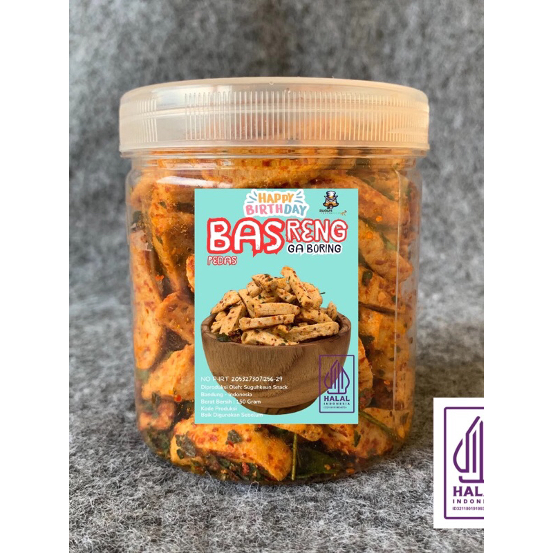 

BASRENG PEDAS 250gr (Toples)