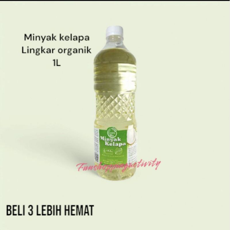 

Minyak kelapa LINGKAR ORGANIK 1Liter