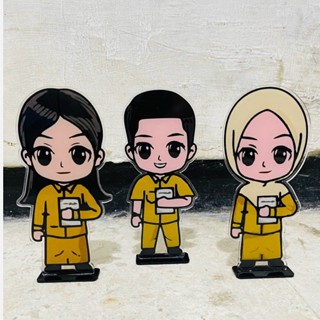 Piala Guru ( Baju Dinas Coklat ) Plakat Guru Hadiah Hari Guru Plakat Guru Cinderamata Guru Piala Pen