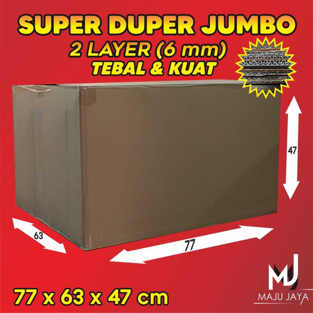 

Kardus Besar Pindahan Jumbo Packing Tebal Bekas Dus Packaging Box Pengiriman Penyimpanan Kotak 1ply 2ply Baru 2 layer 1 layer 2 ply 1 ply Super Karton Kemasan Murah Dynaplast Polos Paking Barang Kantor Arsip Kuat 60x40x40 Keras Single Double Wall J112