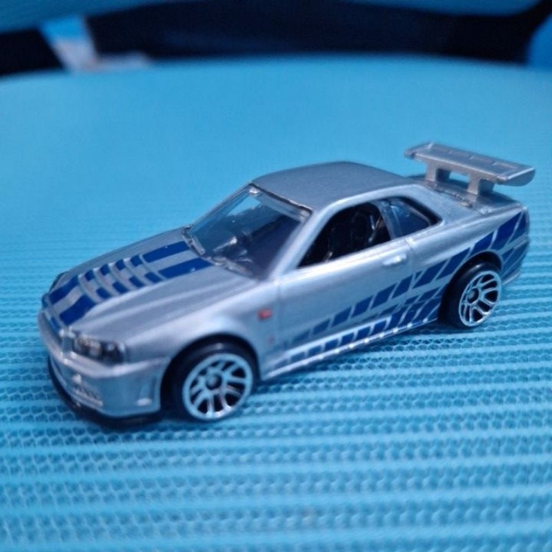 hotwheels nissan skyline r34 fast furious loose
