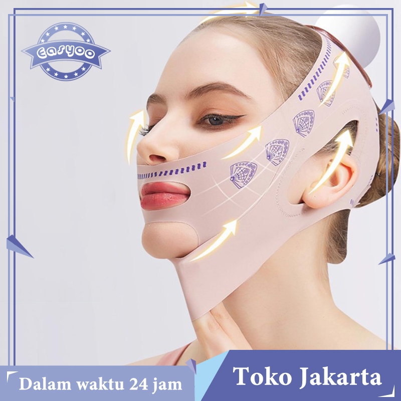 Promo Korset Wajah Facial Slimming Bandage Sabuk Penirus Wajah & Dagu V Line Slimming Belt Therapy