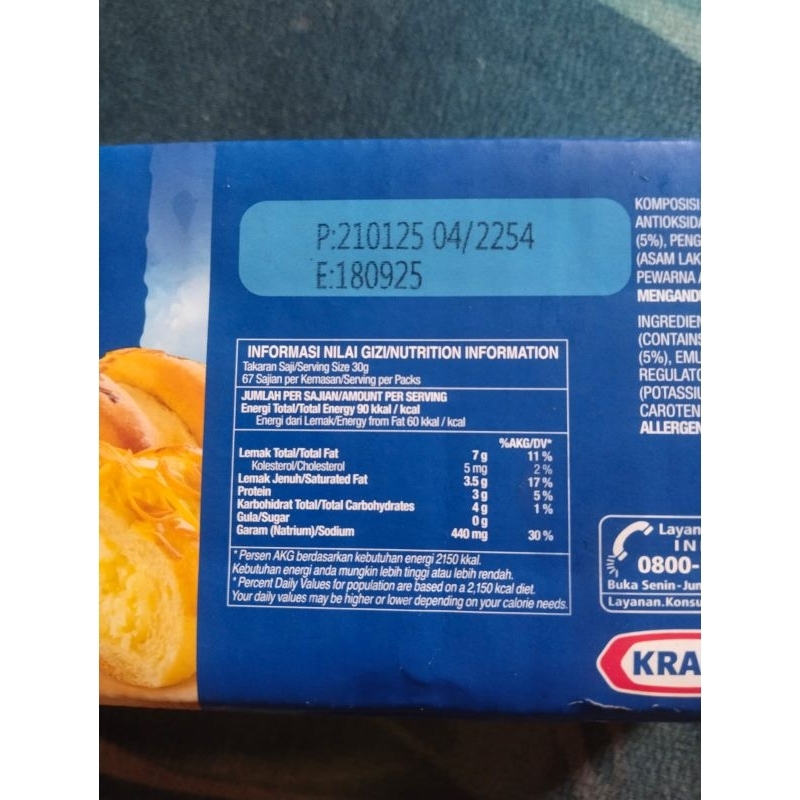 

ORI !! Keju Kraft Cheddar Cheese 2kg Ed Nov 2025