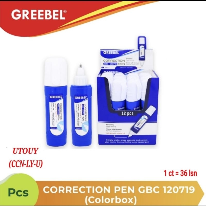 

GREEBEL CORRECTION PEN/TIP EX