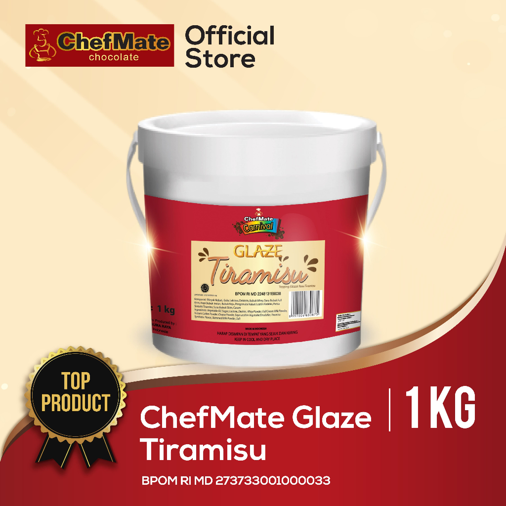 

CHEFMATE GLAZE TIRAMISU 1 KG READY STOCK