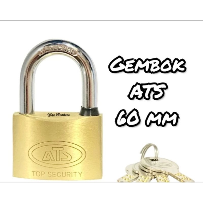 GEMBOK ATS KUNINGAN 60MM