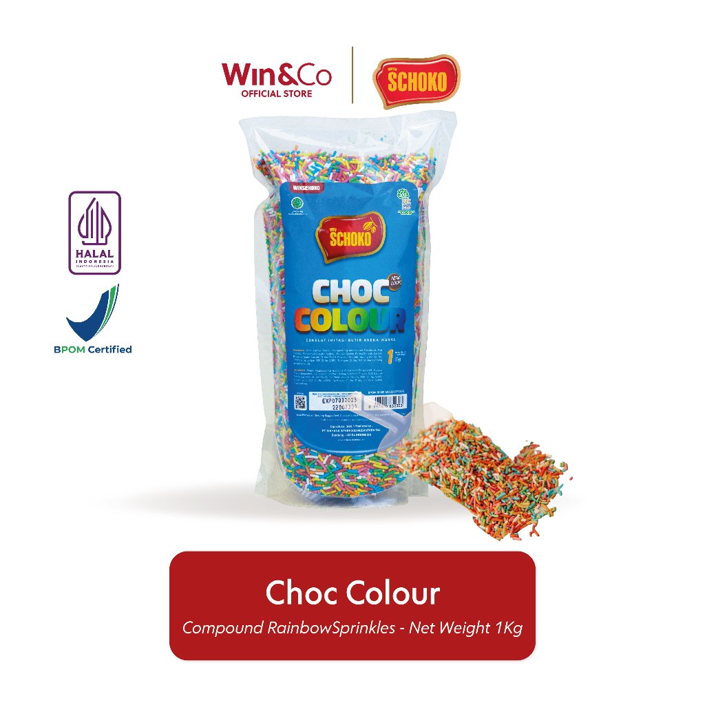 

SCHOKO Choc Colour Compound / Messes Rainbow - 1kg