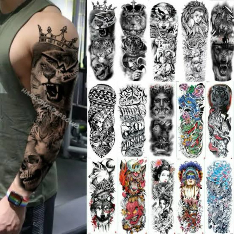 TEMPORER TATO Full lengan