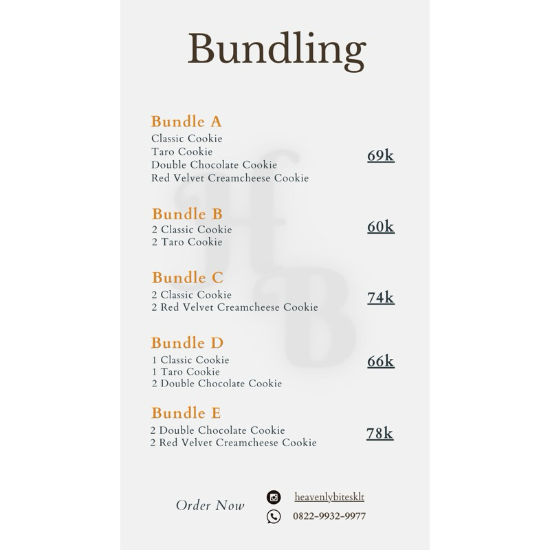 

Bundling Heavenly Bites Soft Cookies