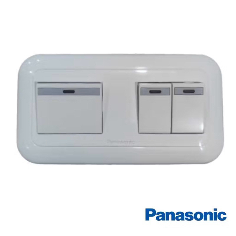 Saklar Engkel + Seri / 3 Gang Panasonic