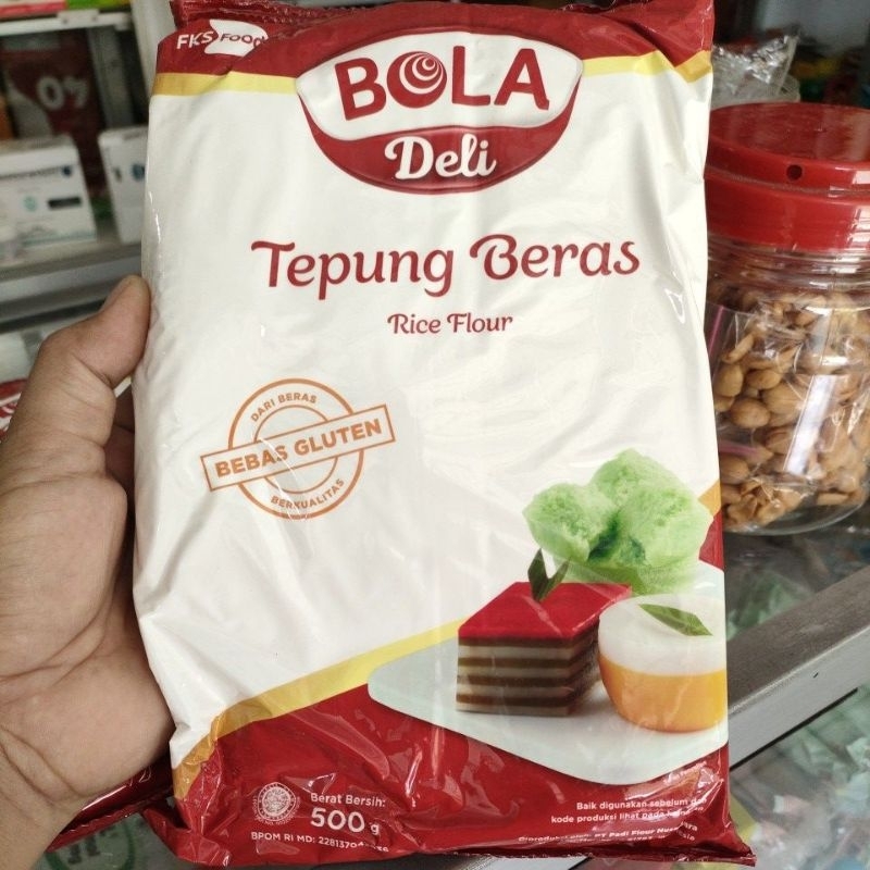 

Tepung Beras Cap Bola 500gr