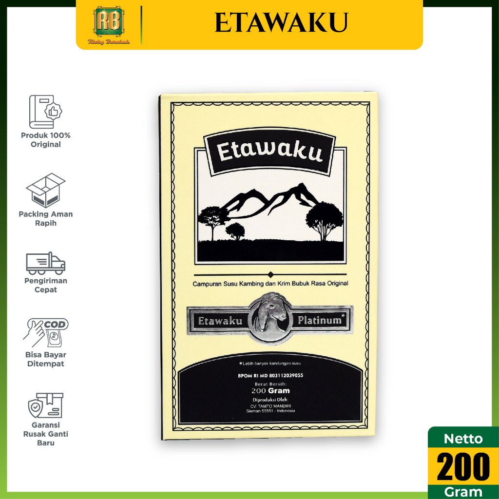 

Etawaku Platinum - Susu Kambing Murni Berkhasiat Tinggi Memiliki Kandungan Protein Vitamin Lengkap
