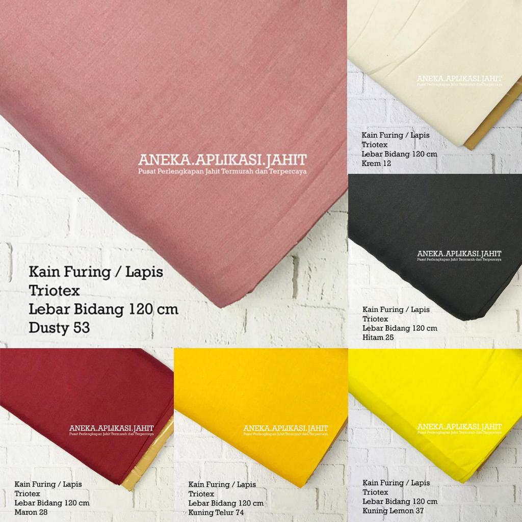 1 METER KAIN FURING LAPIS TRIOTEX ASIANTEX