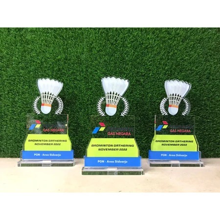 Plakat Badminton Plakat Bulutangkis Piala Badminton Piala Bulutangkis Akrilik