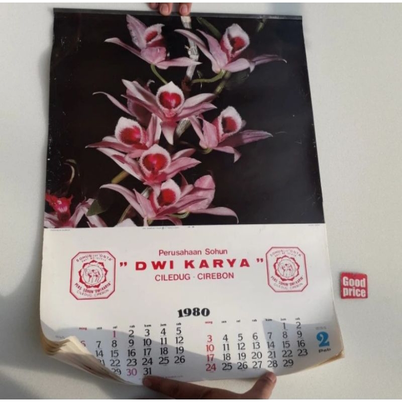 

Kalender 1980 gambar bunga anggrek