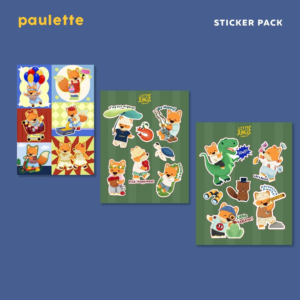 

Paulette Kids Stiker Anak Motif Lucu