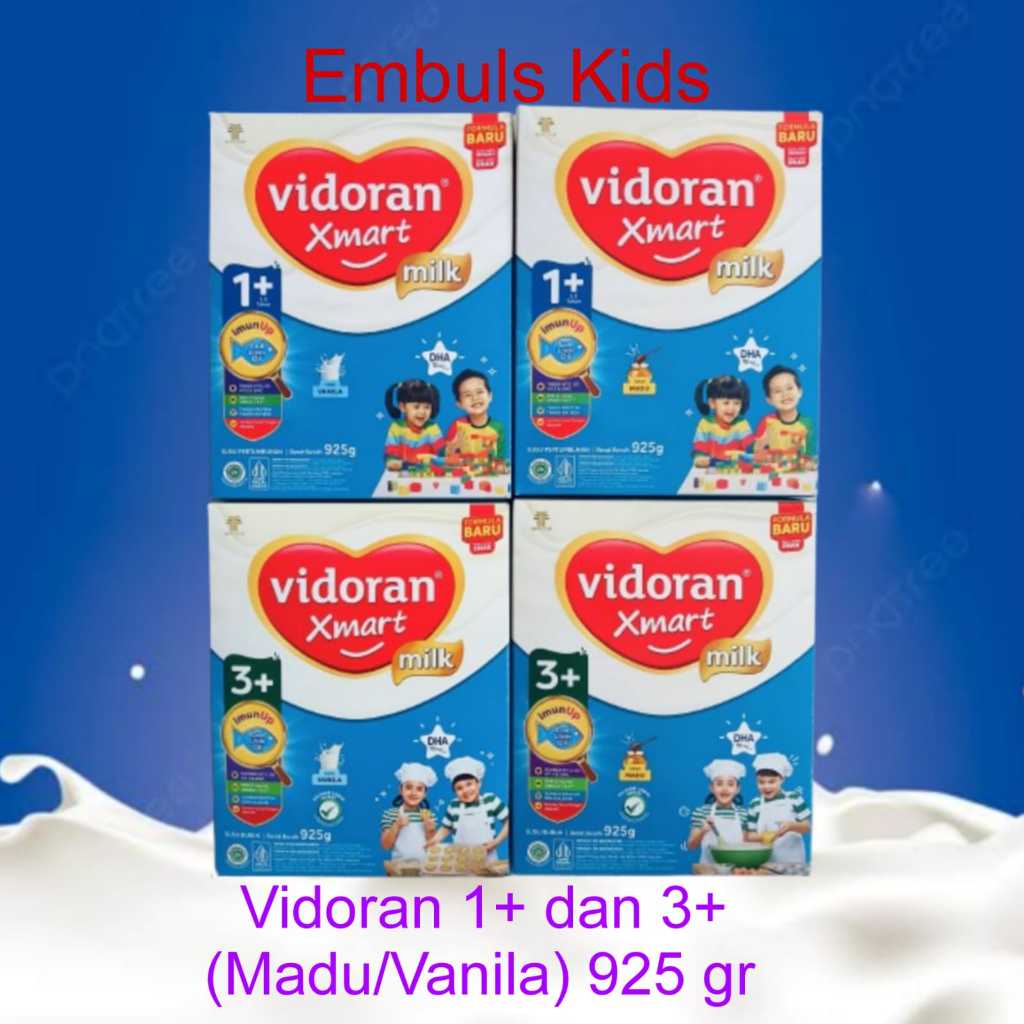 

VIDORAN XMART 1+ 3+ (MADU/VANILA) 925 GR