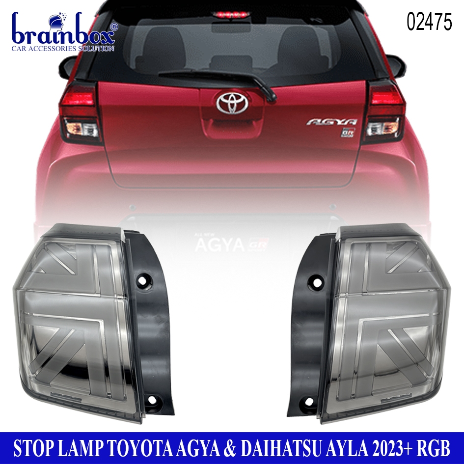 Stop Lamp Toyota Agya Daihatsu Ayla 2023+ RGB Lampu Belakang