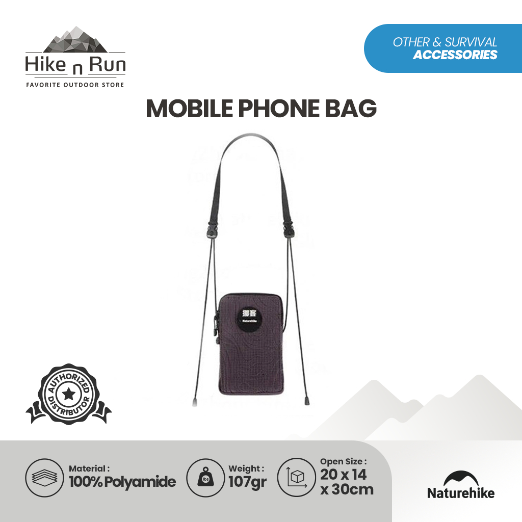 Naturehike Mobile Phone Bag CNK2450XB011 – Sling Bag Outdoor
