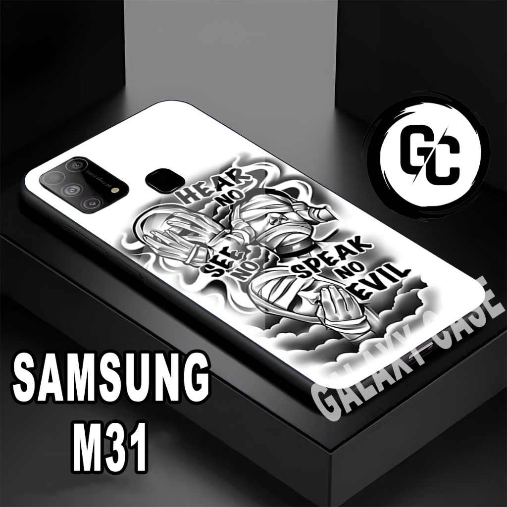 Case SAMSUNG M31/GC32/motif gambar Aesthetic/softcase SAMSUNG M31/glitter/glossy/casing/kesing