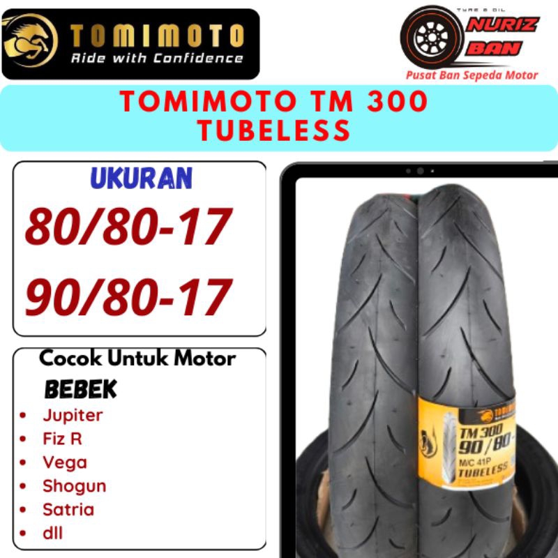 Tomimoto Ring 17 Tubeless TM 300 Ban Donat