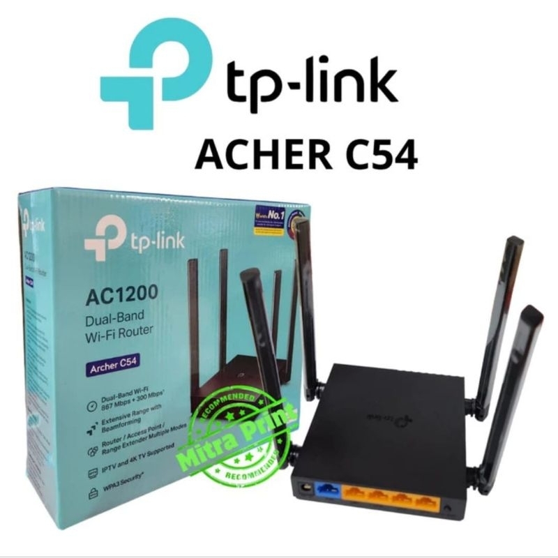 TP-Link Router Archer C54 AC1200 Dual-band Wifi Router Support 5G