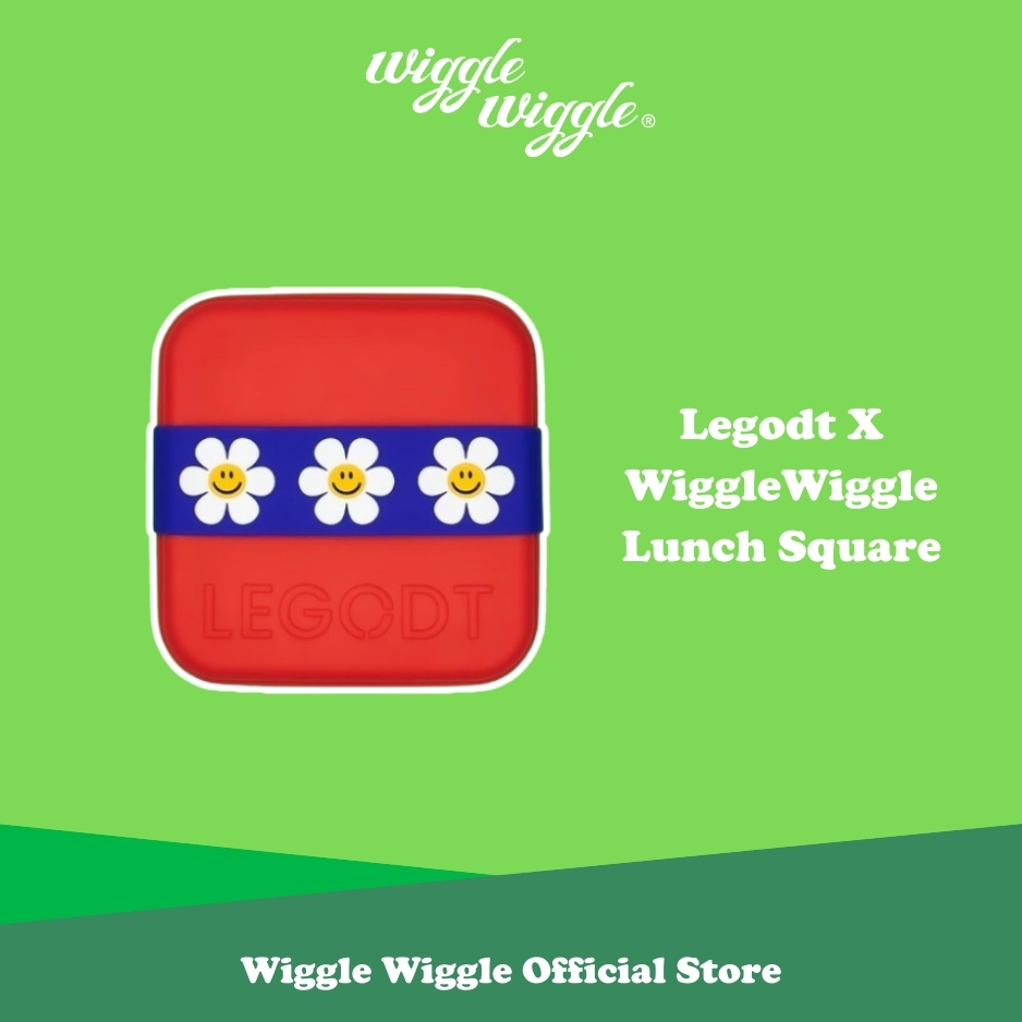 Wiggle Wiggle Legodt X WiggleWiggle Lunch Square Kotak Makan Bekel Lunch