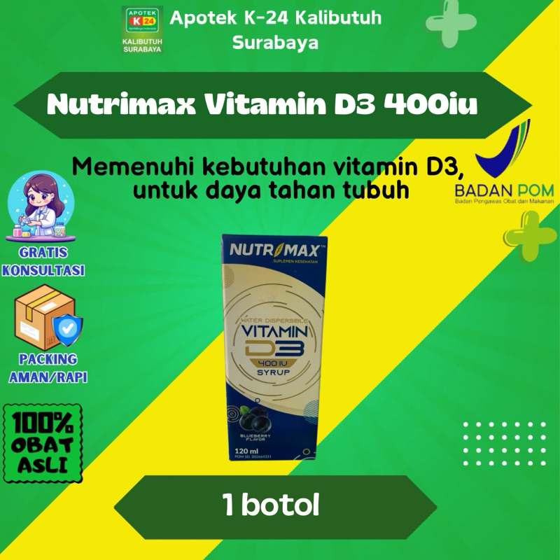 Nutrimax Vitamin D3 400IU sirup
