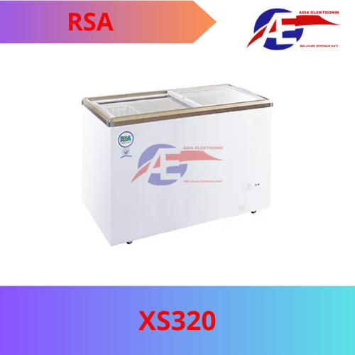 Chest Freezer RSA XS320 | Freezer Box | Tutup Kaca