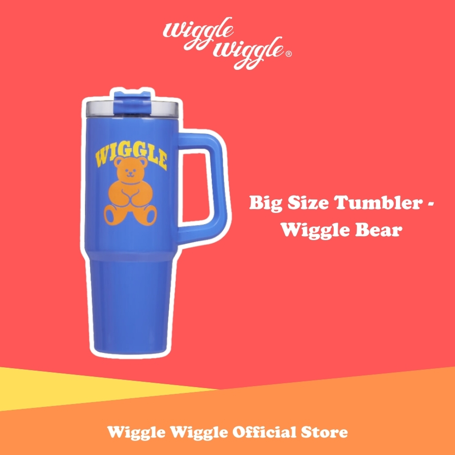 Wiggle Wiggle Big Size Tumbler - Wiggle Bear Botol Minum Thumbler Besar Premium Lucu Korea