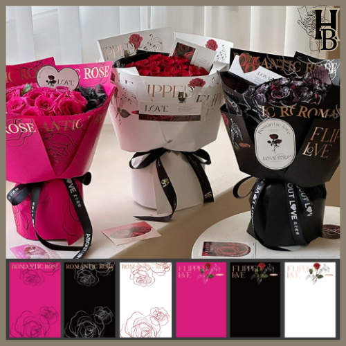 

Kertas Buket Bunga Rose 45cm X 30cm Matte Solid Flower Wrapping Cellophane Paper KB69