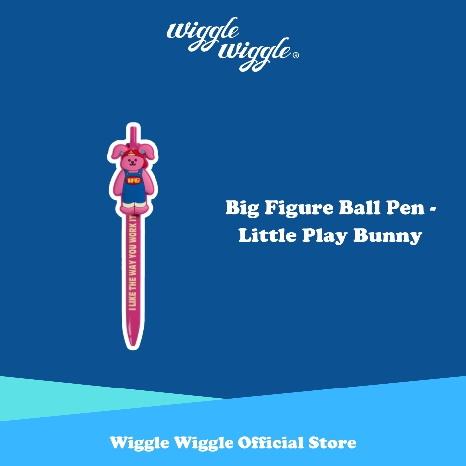 

Wiggle Wiggle Big Figure Ball Pen - Little Play Bunny Pulpen Bolpoin Bulpen Hitam Lucu Korea