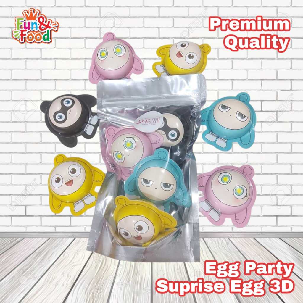 

CEMILAN EGG PARTY SURPRISE EGG 3D FREE STIKER PERMEN UNIK PREMIUM BERHADIAH STIKER (FF)