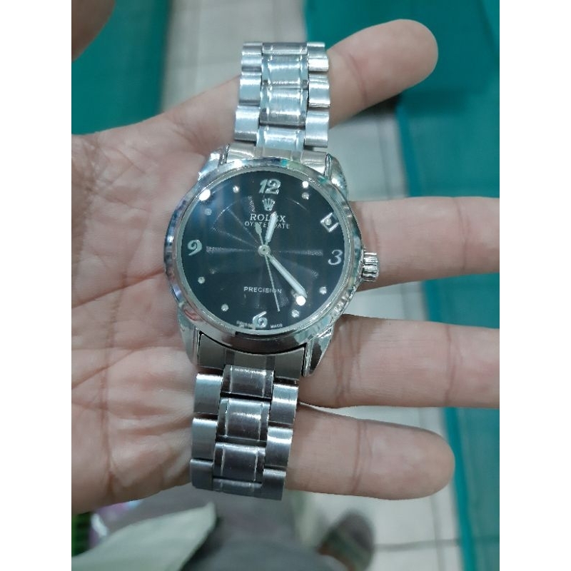 jam tangan pria otomatis stenlis steel sport klasik rlxx