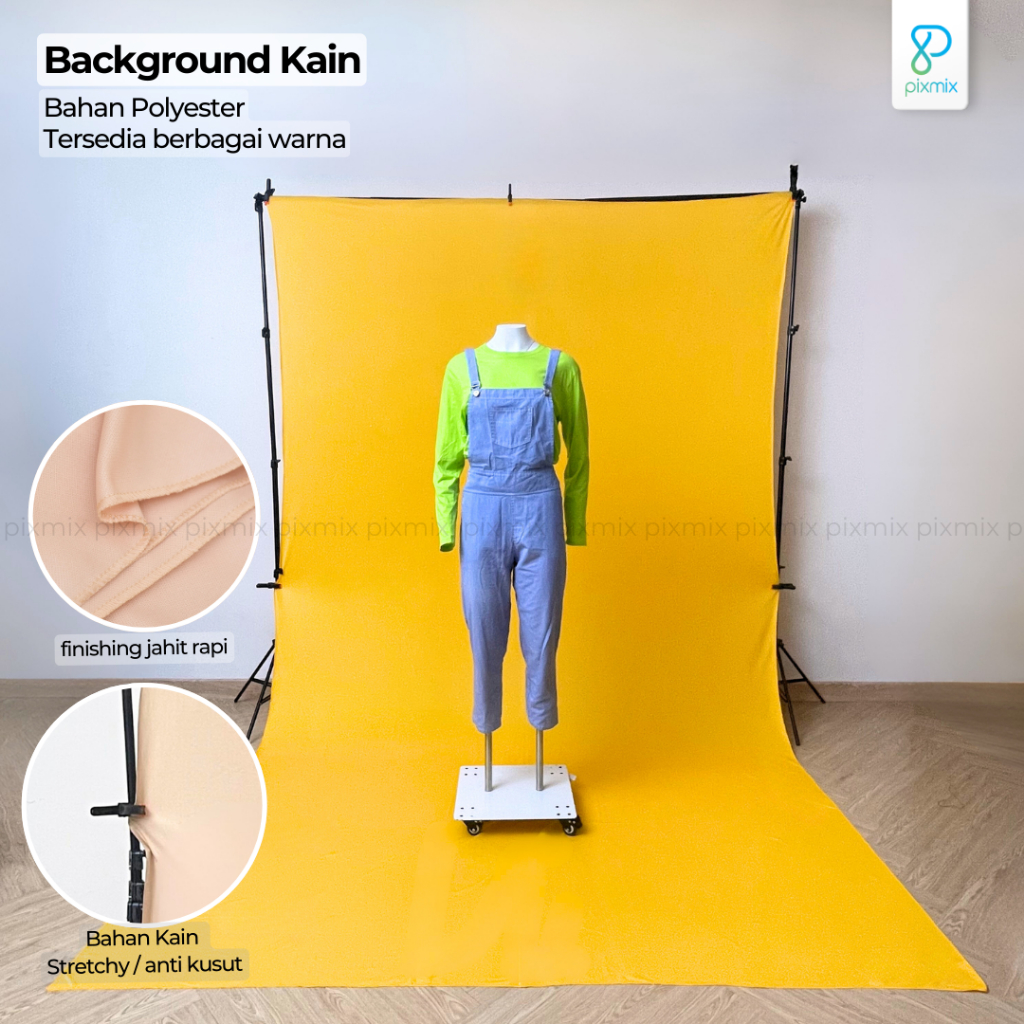 Background foto polos / background foto studio - 2.4x6 Meter