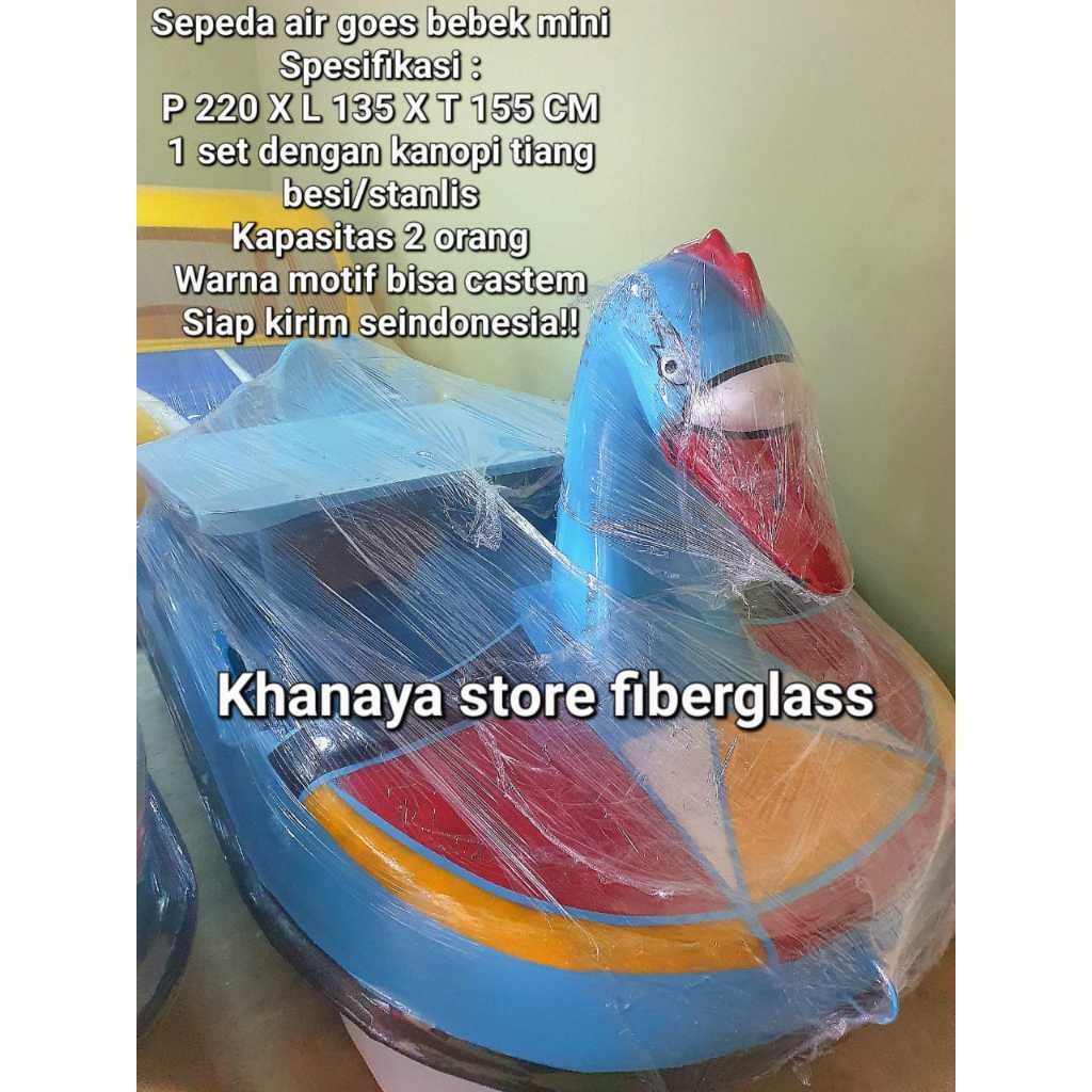 Readystok bebek mini terbaru_perahu bebekkan_Mainan perahu gowes bebekan termurah