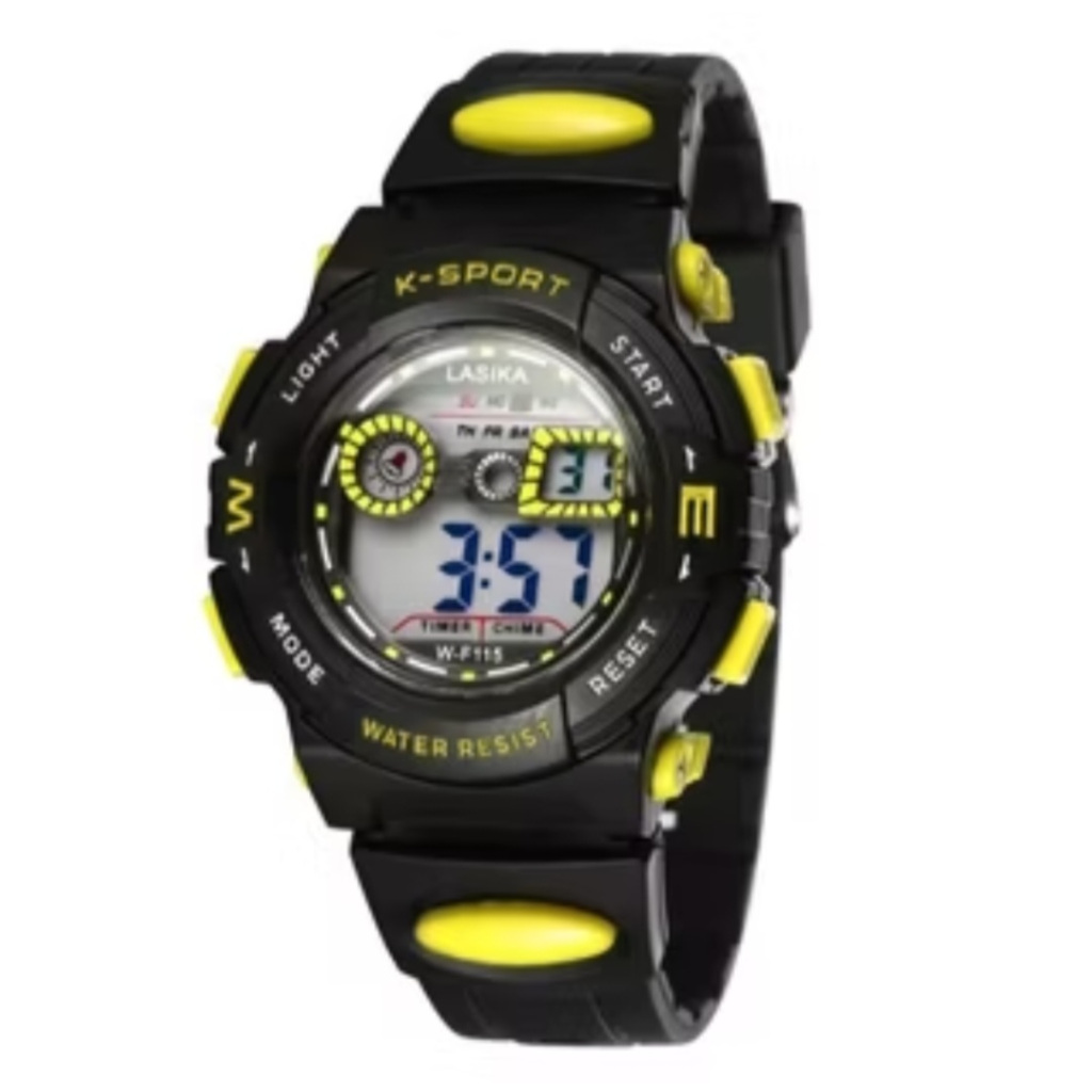 Jam Tangan Fashion Anak-anak laki-laki Bahan Rubber MOdel Digital