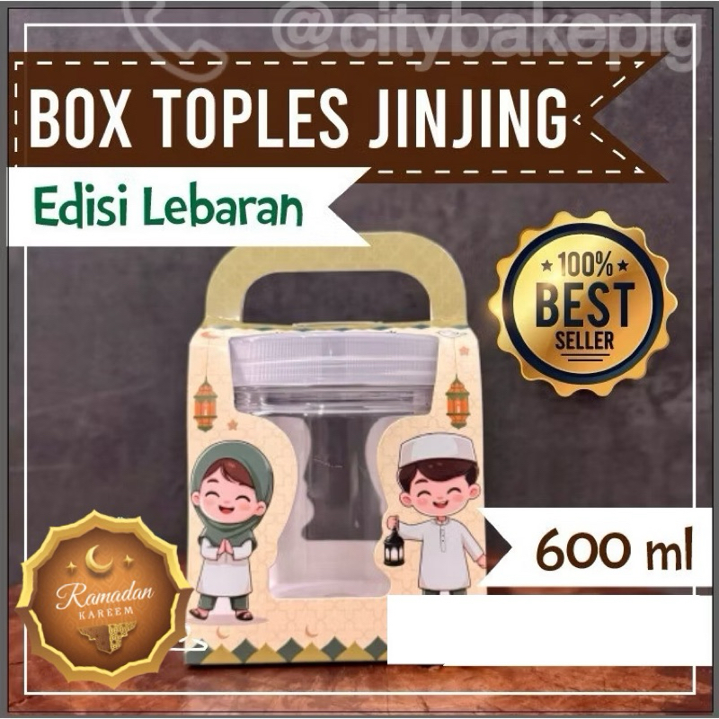 

Box Hampers Lebaran Idul Fitri Murah 1 Toples