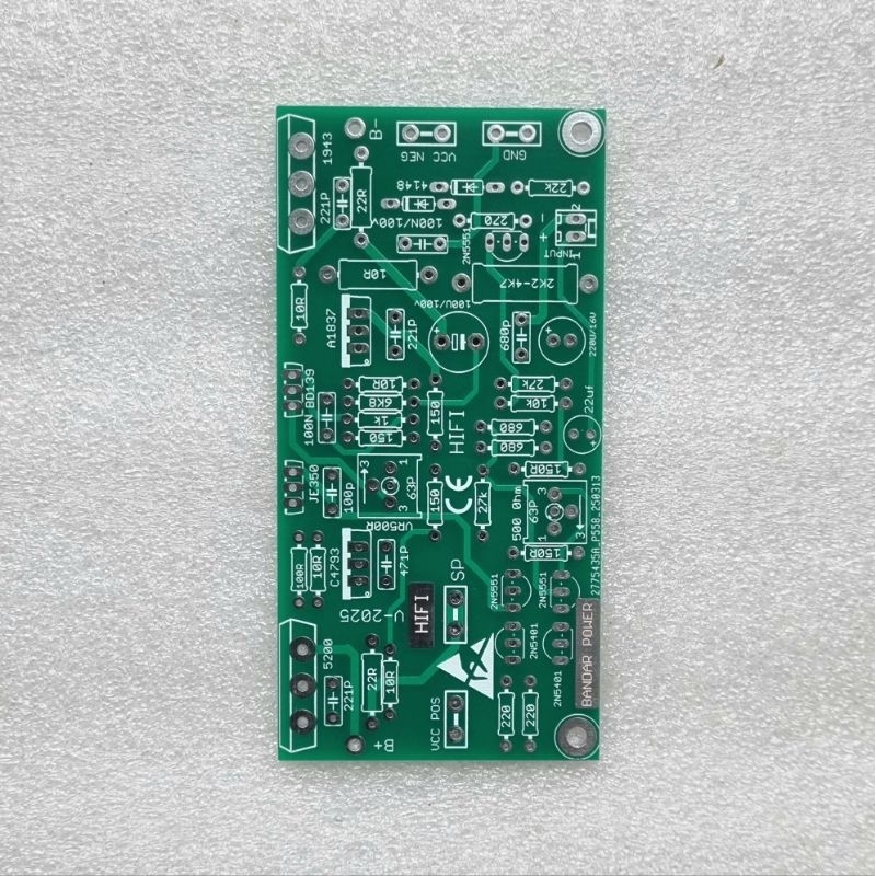 PCB Power OCL Double Layer HI-FI Super Clarity Sound Amplifier