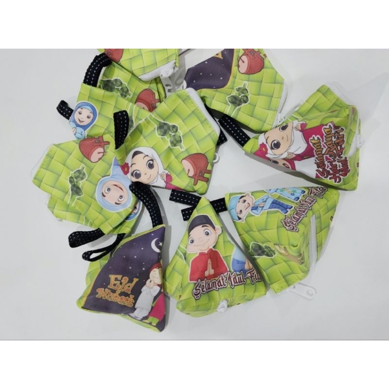 

Pouch Kantong Angpao Lebaran Hari Raya Idul Fitri Bentuk Ketupat