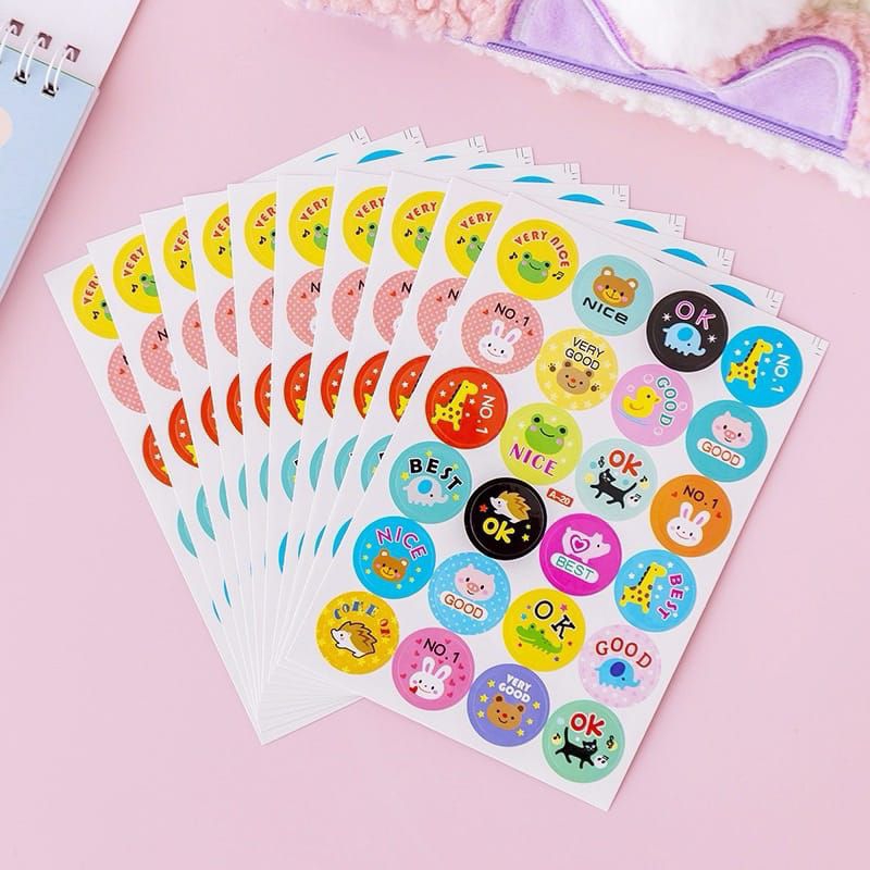 

Stiker Good Job Perpack isi 10 lembar Great Stiker Penghargaan Karya Stiker Pintar