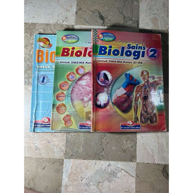 Buku Sains Biologi kelas 10, 11, 12, X, XI, XII, SMA, PT Galaxy Puspa Mega, KTSP