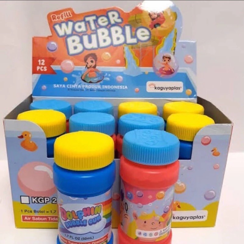Mainan Refill Air Busa Isi Ulang Botol 50 ml Gelembung Busa Mainan Pistol Balon Sabun Water Bubble G