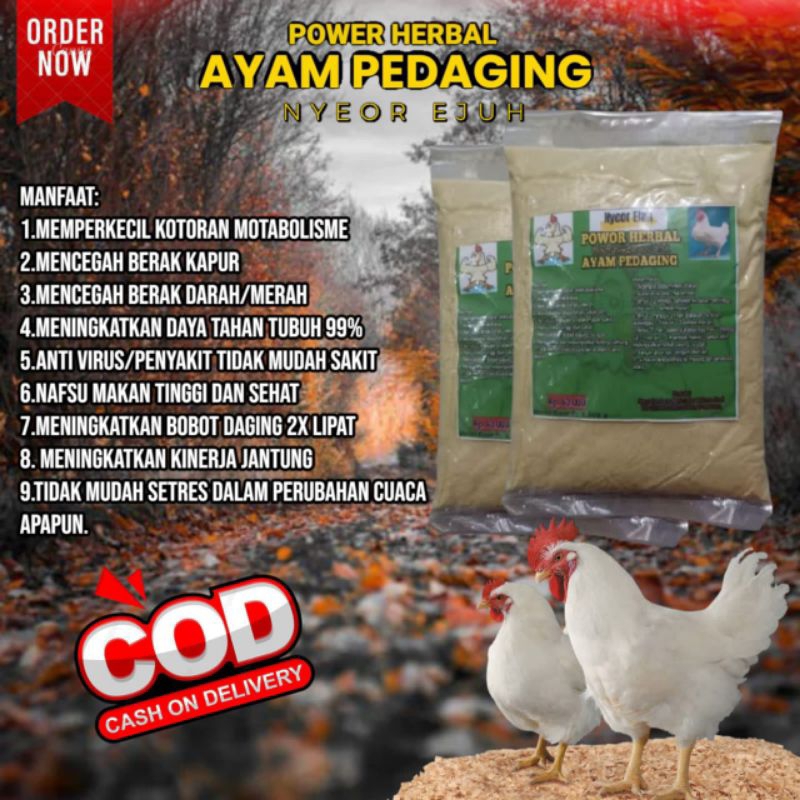 

vitamin/minuman herbal untuk ayam pedaging